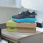 Imported Skechers Max Road Hyper Burst Black Blue Shoes For Men (SW5730)