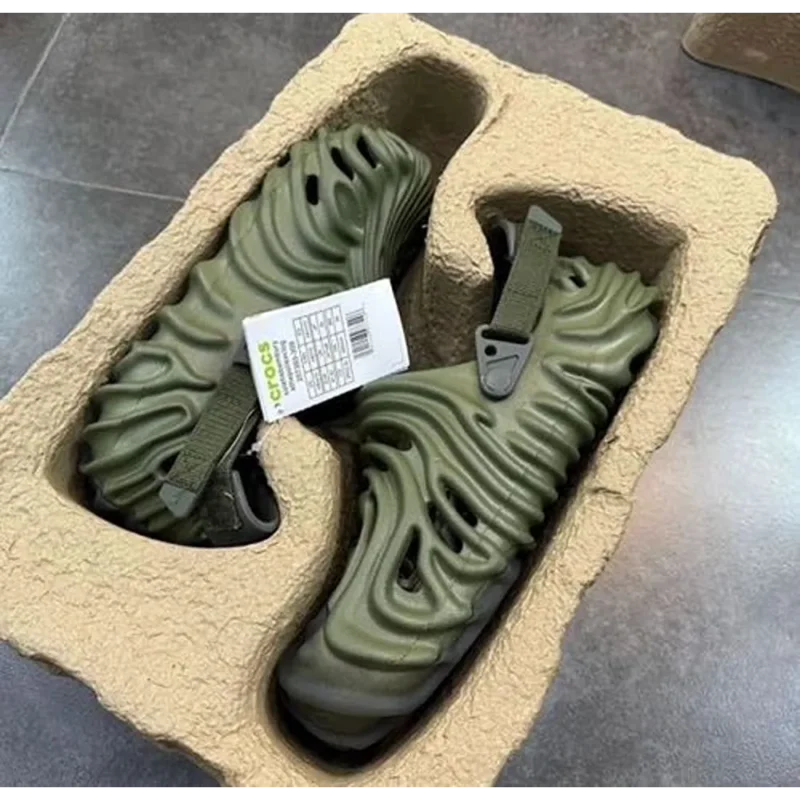 Premium Crocs Salehe Bembury Army Green For Men (HOF861)