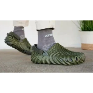 Premium Crocs Salehe Bembury Army Green For Men (HOF861)