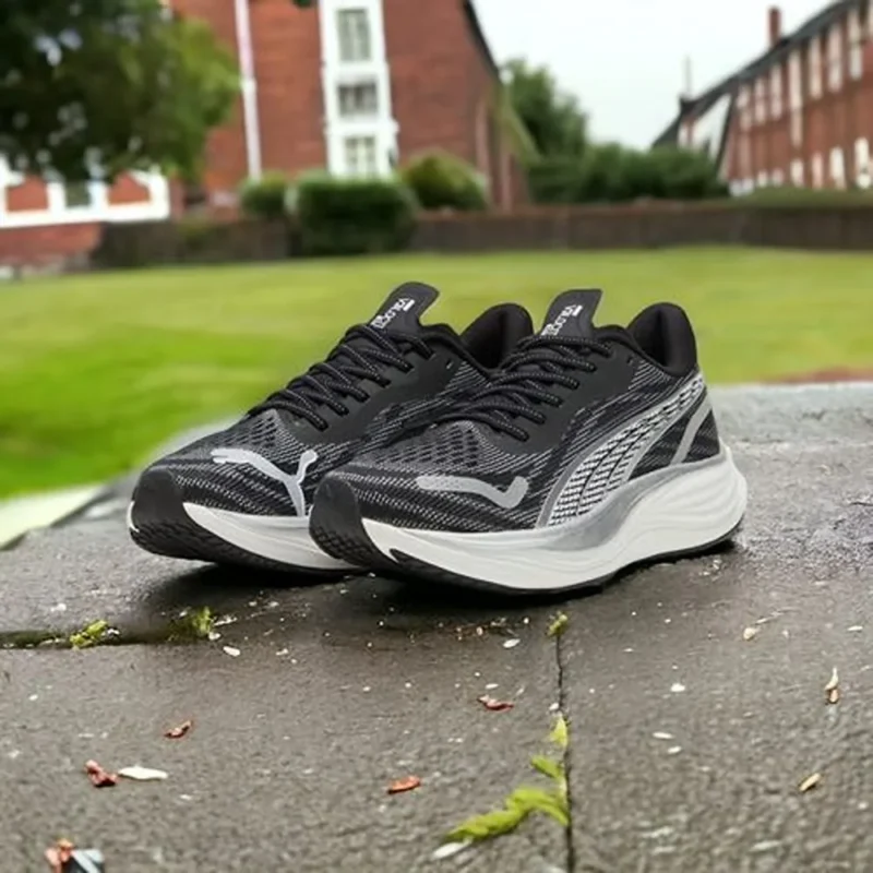 Premium Puma Nitro Velocity 3 Black Shoes For Men (HOF880)