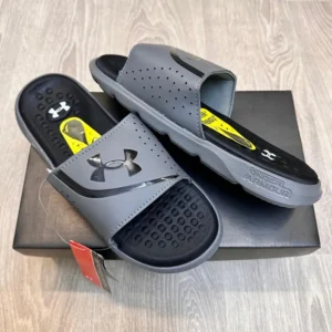 Trendy Under Armour Ignite Pro Soft Cushion Grey Flip Flop For Men (BH990)