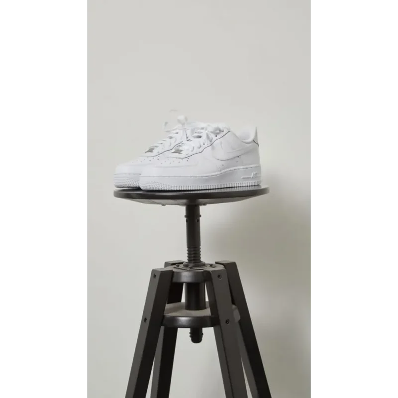 Stylish Nike Air Force 1 White Pure Leather Shoes For Men (SW5809)