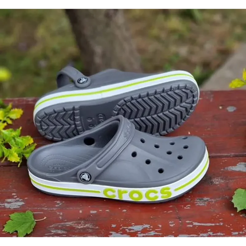 Premium Crocs Classic Bayaband Clogs Grey For Men (HOF864)