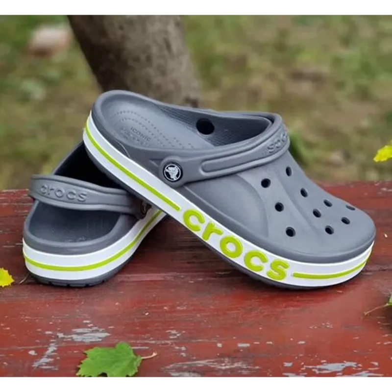 Premium Crocs Classic Bayaband Clogs Grey For Men (HOF864)