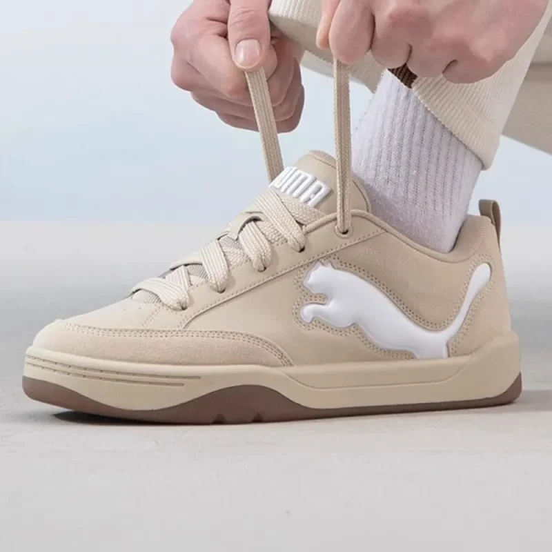Trendy Puma Park Beige Shoes For Men (SW6795)