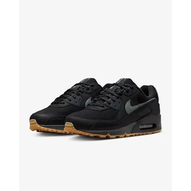 Trendy Nike Air Max 90 Black Gum Shoes For Men (SHUB556)