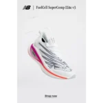 Classy New Balance Fuel Cell Sc Elite V3 Pink Shoes For Men (SW6352)