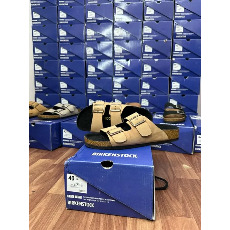 Stylish Birkenstock Birko Flor Khakhi For Men (HOF1002)