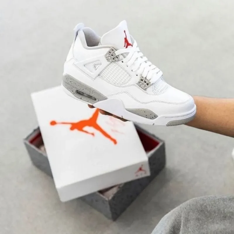Classy Nike Air Jordan Retro 4 Oreo Shoes For Men (SW6199)