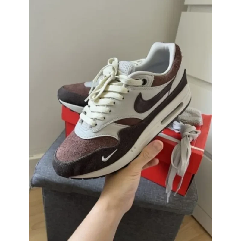 Stylish Nike Air Max 1 Velvet Brown Shoes For Men (SW5670)