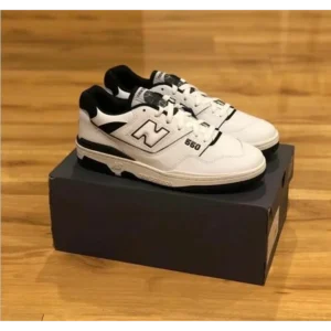 Classy New Balance 550 Oreo White Shoes For Men (SHH07745)