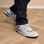 Classy New Balance 550 Oreo White Shoes For Men (SHH07745)
