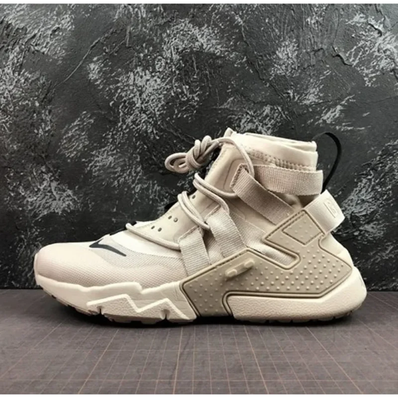 Trendy Nike Air Huarache Gripp Desert Sand Shoes For Men (SHUB558)