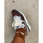 Stylish Nike Air Max 1 Velvet Brown Shoes For Men (SW5670)