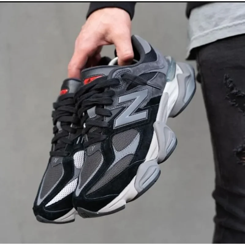 Premium New Balance 9060 Black Shoes For Men (GF1254)