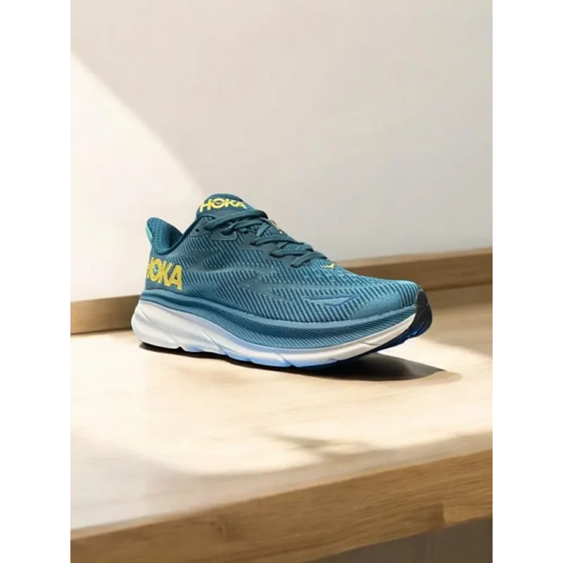 Premium Hoka Clifton 9 Navy Blue Shoes For Men (GF1344)