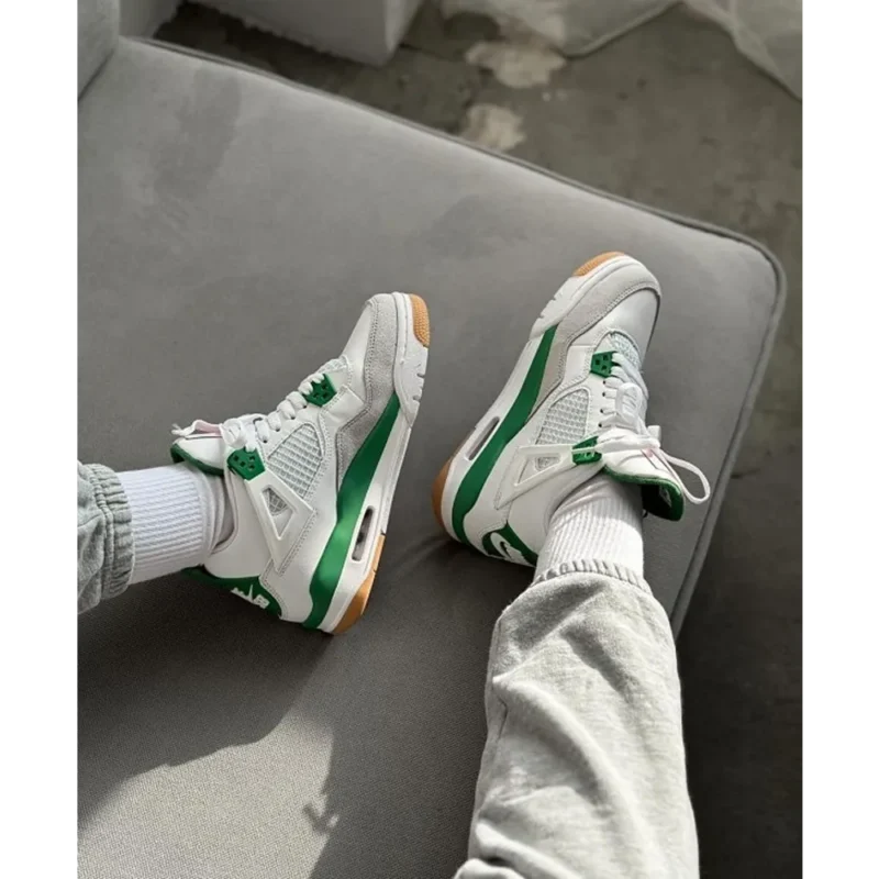 Premium Nike Air Jordan Retro 4 Pine Shoes For Men (SW6176)