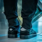 Trendy Jordan Retro 1 Travis Scott Black Phantom Shoes For Men (SHUB673)