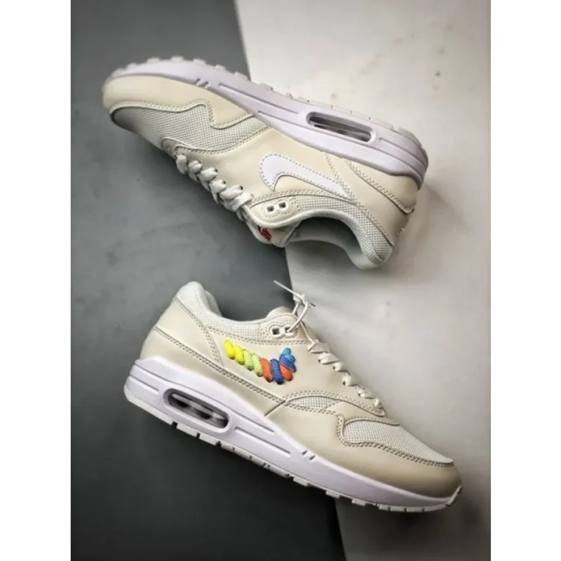 Classy Nike Air Max 1 Rainbow Swoosh Shoes For Men (SHH07753)