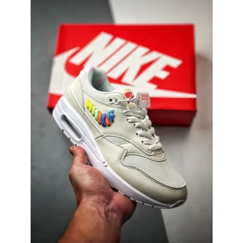 Classy Nike Air Max 1 Rainbow Swoosh Shoes For Men (SHH07753)
