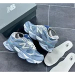 Trendy New Balance 9060 Moon Daze Blue Shoes For Men (SHUB677)