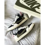 Trendy Nike Air Jordan Retro 1 Low X Travis Scott Olive Shoes For Men (SW6805)