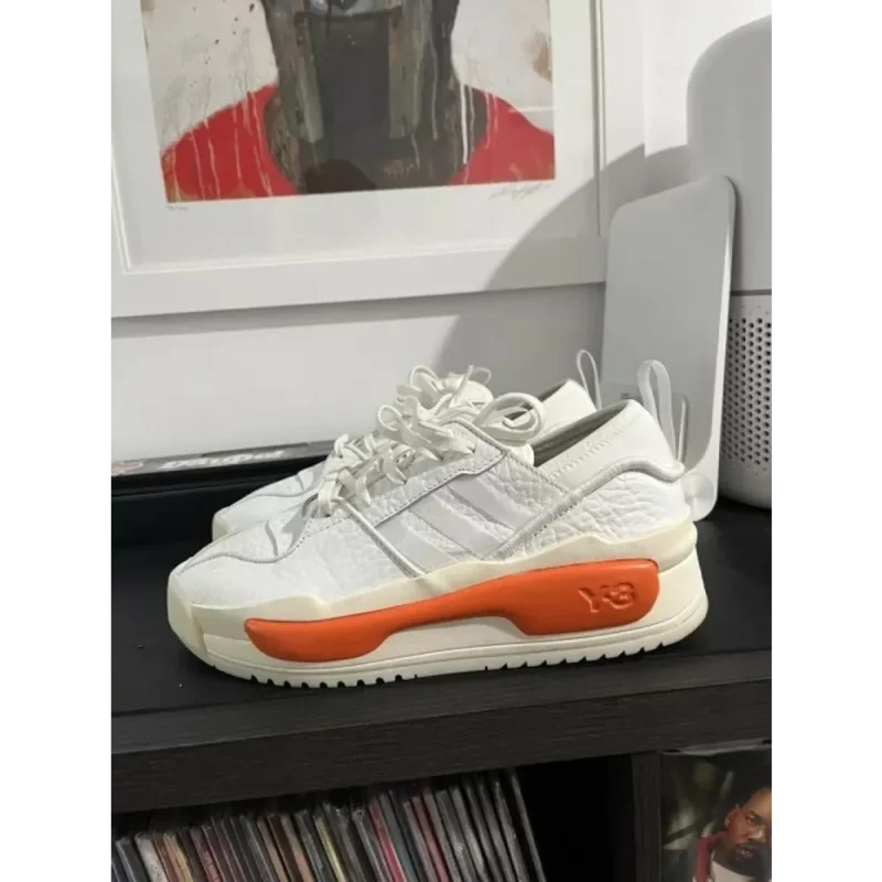 Trendy Adidas Hokori Ii White Orange Shoes For Men (CSO4558)