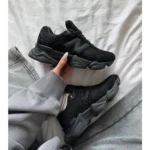 Trendy New Balance 9060 Triple Black Shoes For Men (SHUB682)