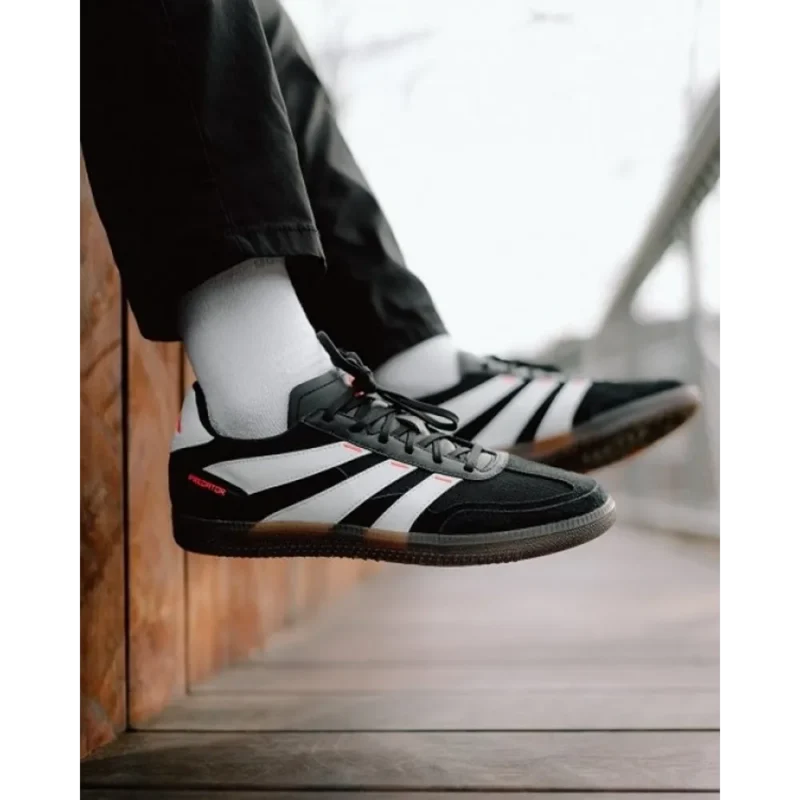 Stylish Adidas Predator Freestyle Black White Shoes For Men (SW5672)