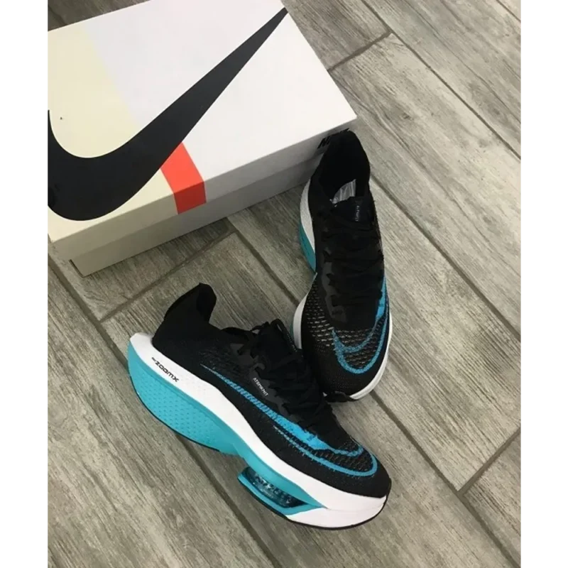 Stylish Nike Air Zoom Alphafly Next 2 Black Blue Shoes For Men (SW5636)