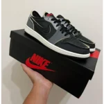 Stylish Nike Air Jordan 1 Low Dark Smoke Shoes For Men (SW5812)