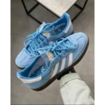 Trendy Adidas x Sporty & Rich Samba OG Sky Blue Shoes For Men (SHUB689)