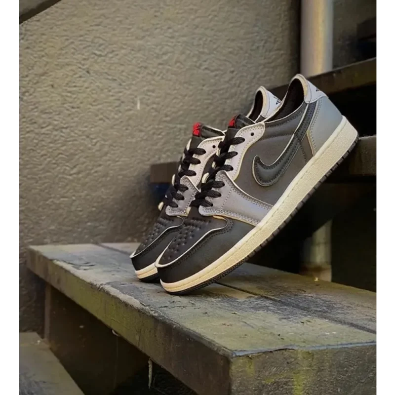 Stylish Nike Air Jordan 1 Low Dark Smoke Shoes For Men (SW5812)