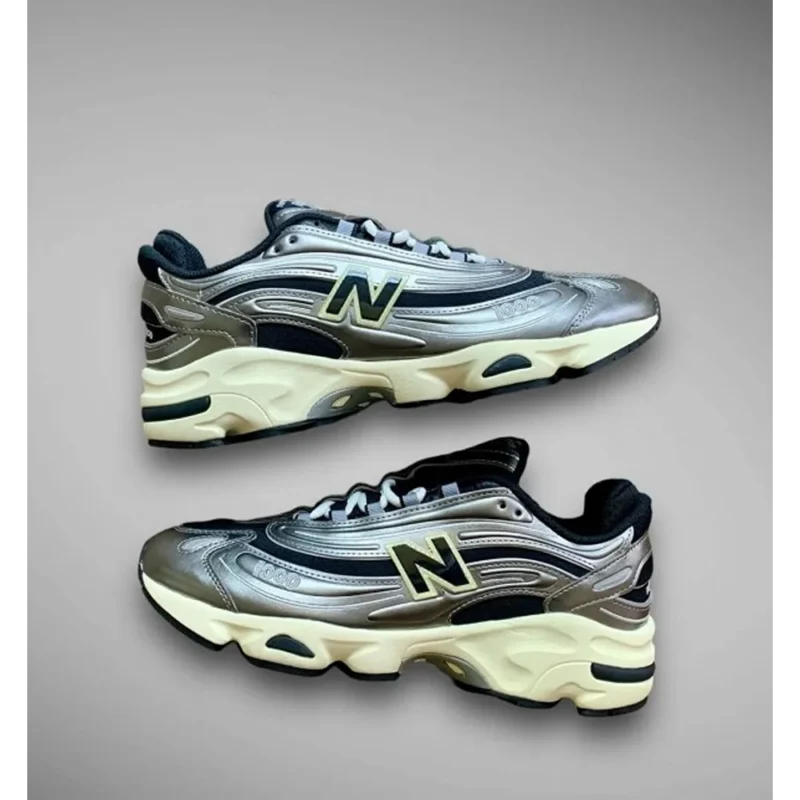 Stylish New Balance M1000 Silver Metallic Shoes For Men (SW6176)