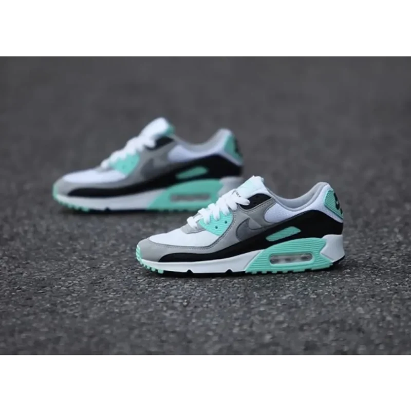 Classy Nike Air Max 90 Turquoise Shoes For Men (SHH07770)