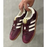 Trendy Adidas Samba Classic Maroon Shoes For Men (SHUB696)