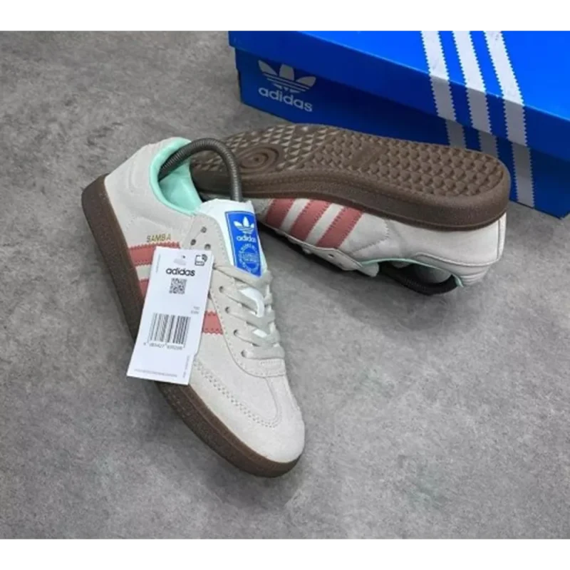 Trendy Adidas Samba White Clay Shoes For Men (SHUB697)