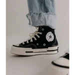 Trendy Converse Chuck Taylor Plus All Star 70 High Black Shoes For Men (SHUB496)