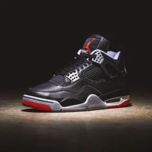 Premium Nike Air Jordan Retro 4 Bred Shoes For Men (SW6460)