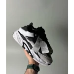 Trendy Adidas Niteball Low Top Black White Shoes For Men (SW6240)