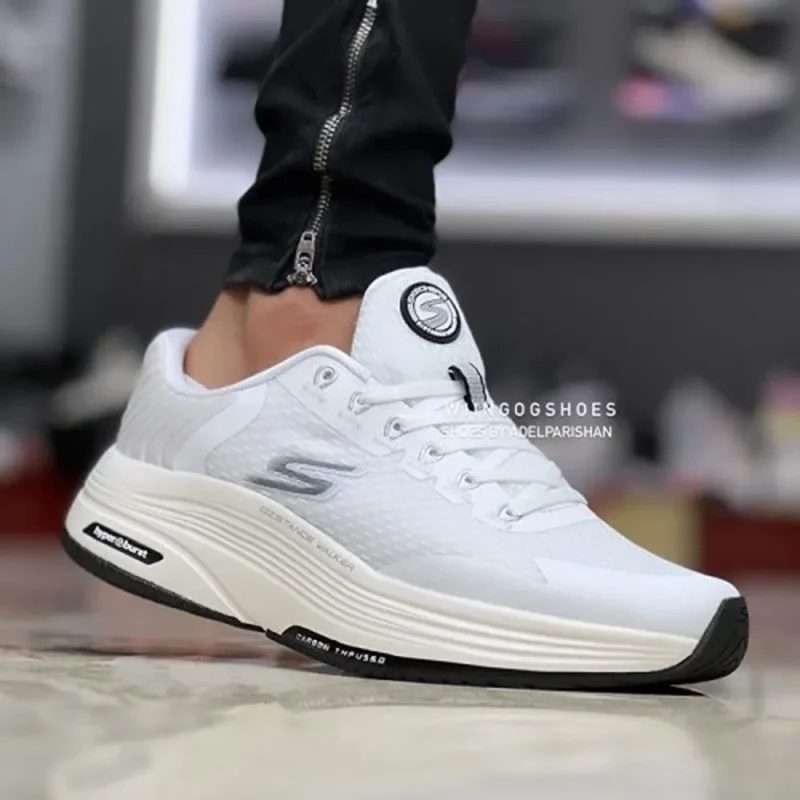 Stylish Sketchers Hyper Burst White Shoes For Men (HOF968)