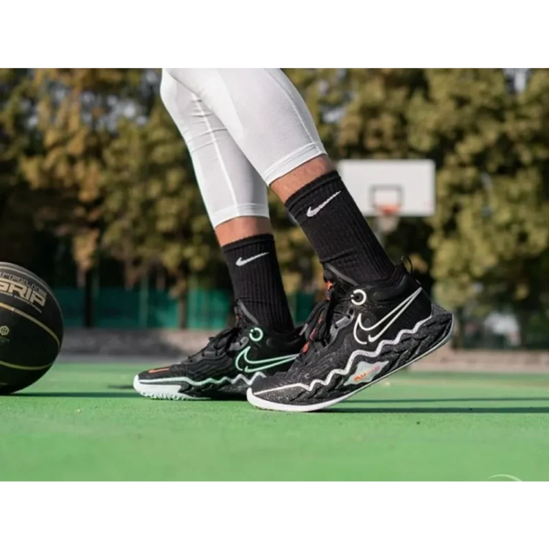 Imported Nike Air Zoom GT Run Black Green Shoes For Men (SW6422)