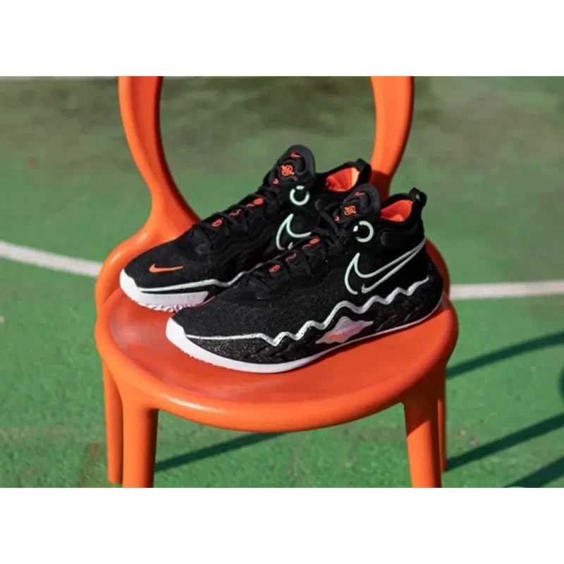 Imported Nike Air Zoom GT Run Black Green Shoes For Men (SW6422)