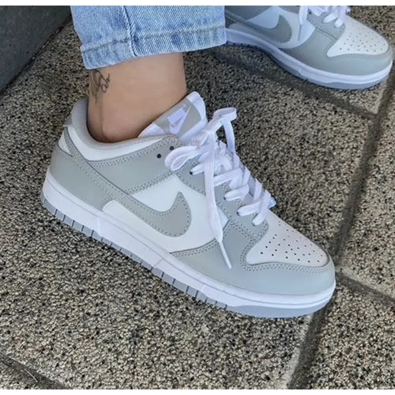 Trendy Nike Sb Dunk Low Grey Fog Shoes For Men (SHUB712)