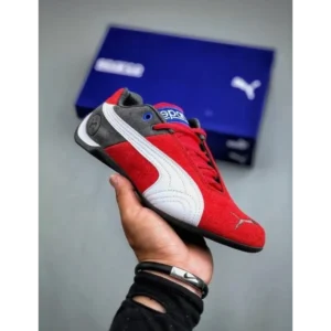 Trendy Puma X Sparco Future Cat Red White Shoes For Men (CSO4563)