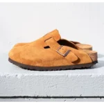 Stylish Birkenstock Boston Tan Suede For Men (HOF997)