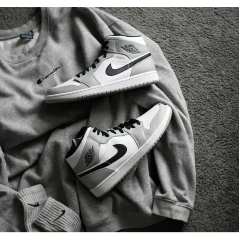 p-38-10-43-50-747515.webp Premium Nike Air Jordan Retro 1 Mid Smoke Grey Shoes For Men (SW5852)