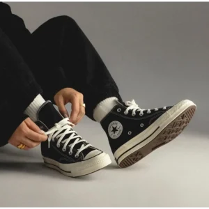 Trendy Converse Chuck 70 High Black Shoes For Men (BH1079)