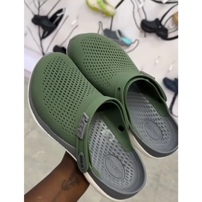 Trendy Crocs 360 Lite Ride Green Grey For Men (SHUB501)