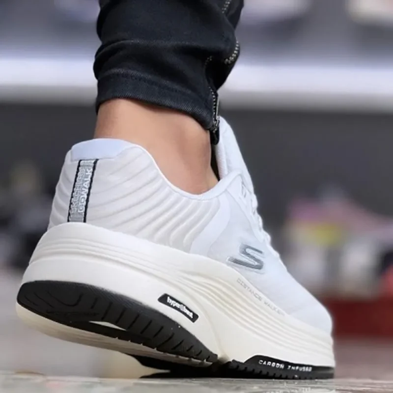 Stylish Sketchers Hyper Burst White Shoes For Men (HOF968)